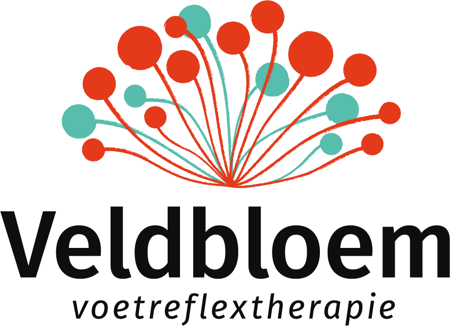 dit is een logo van Veldbloem voetreflextherapie